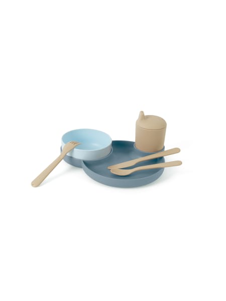 Tiny Kinderspeise-Set Blau 7 Teile